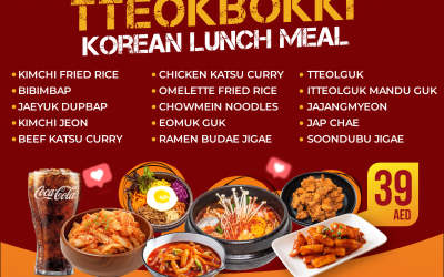 🔥 Limited Time Offer: Mukbang Korean Lunch Meal for Just 39 AED! 🔥