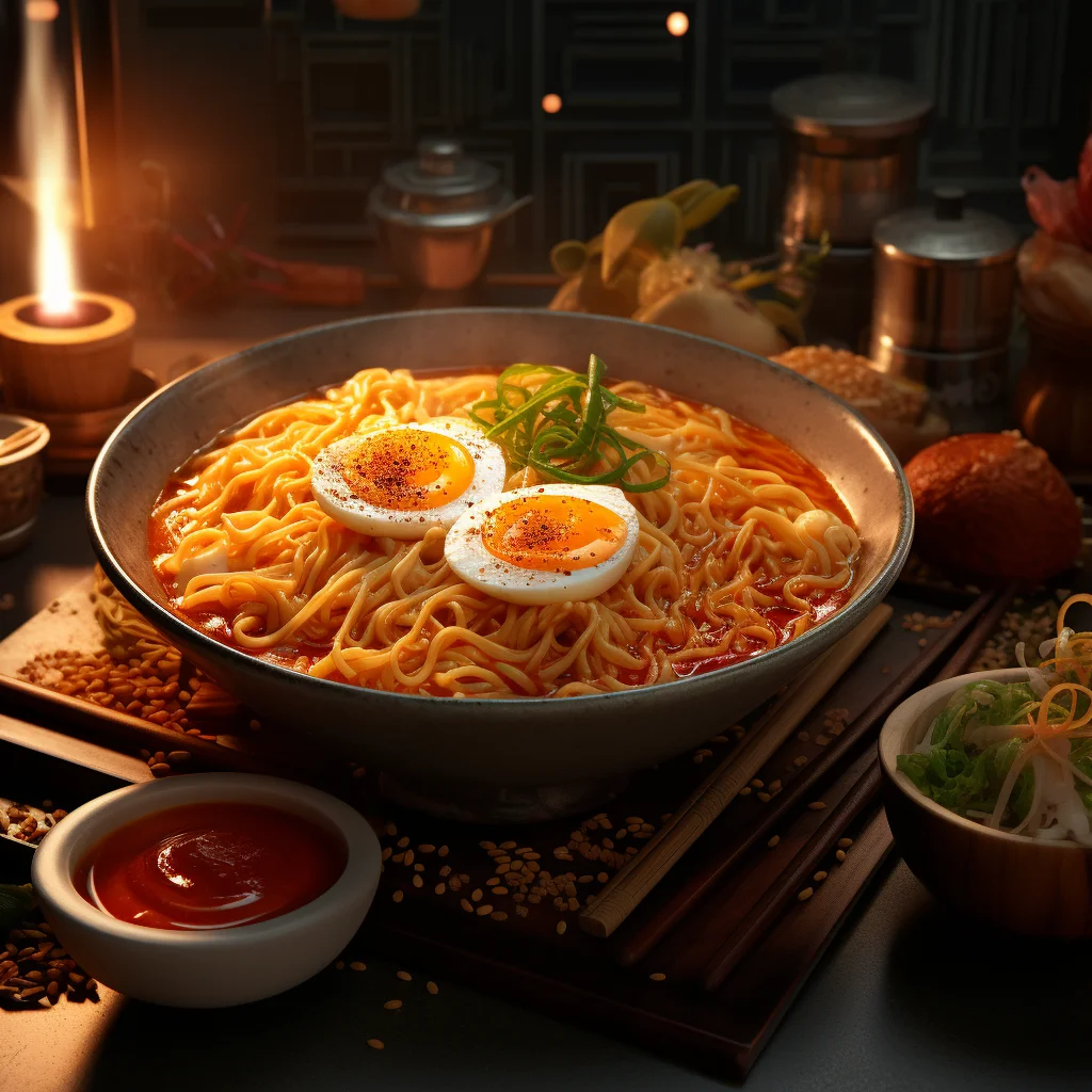 Ramen Buddae Jiggae at the Best Samgyupsal Restaurant in Dubai 8 ramen noodles