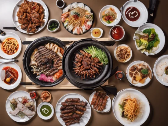 Mukbang Shows Restaurant Korean BBQ and Seafood Menu