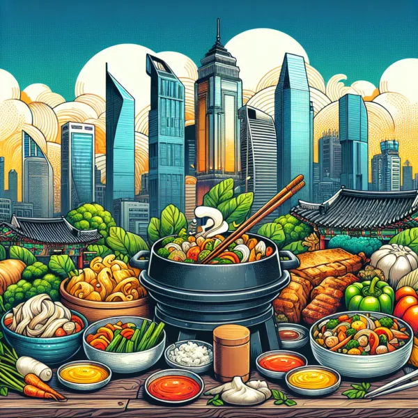 Best Korean Restaurant Near Al Maryah Island Abu Dhabi 1 "Asian cuisine cityscape"