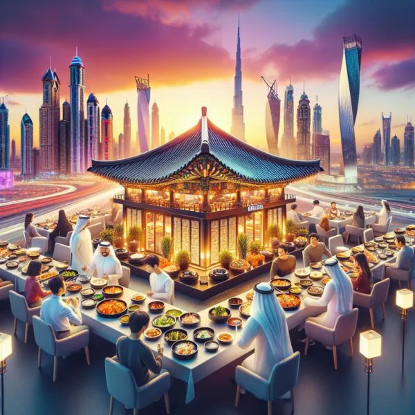 Best Korean Restaurant Near Ghadeer Al Tair Dubai 10 "Skyline Feast Fusion"