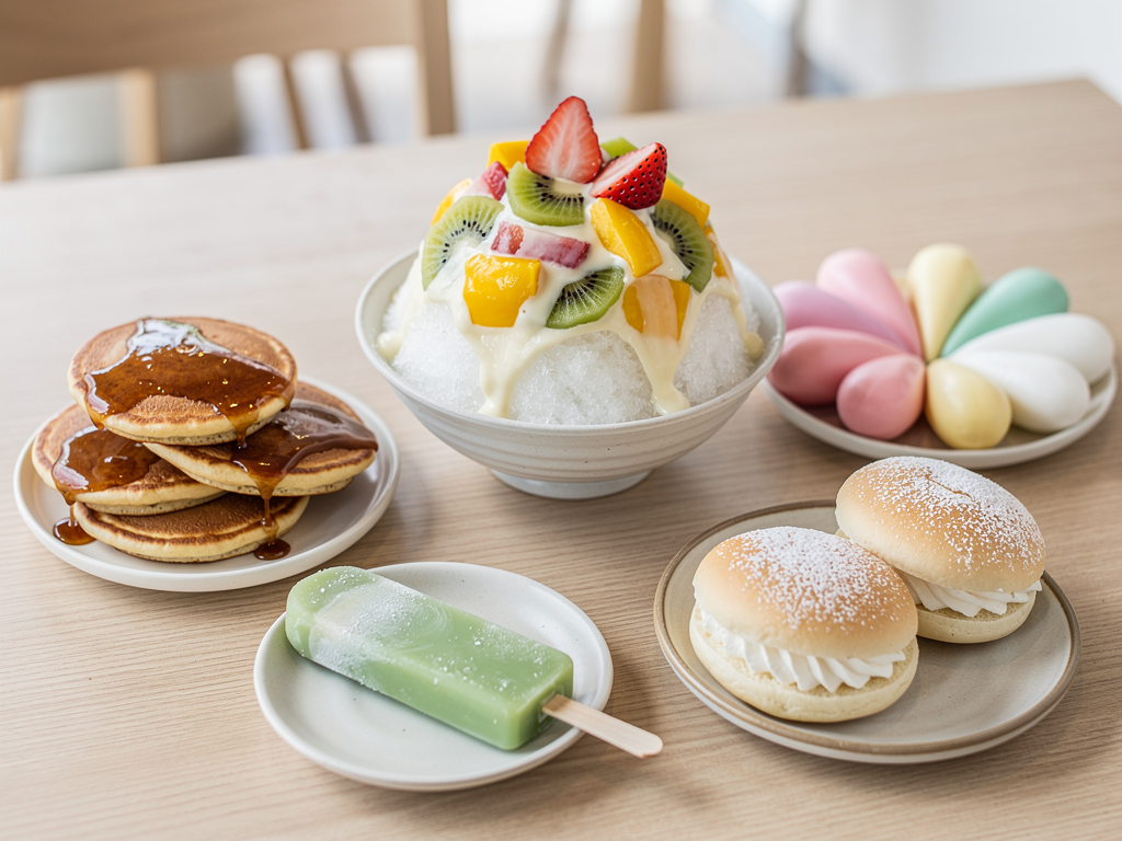 Best Korean Desserts in Dubai (2026): Honest Local Guide 3 halal Korean food spread with korean desserts and banchan in Dubai