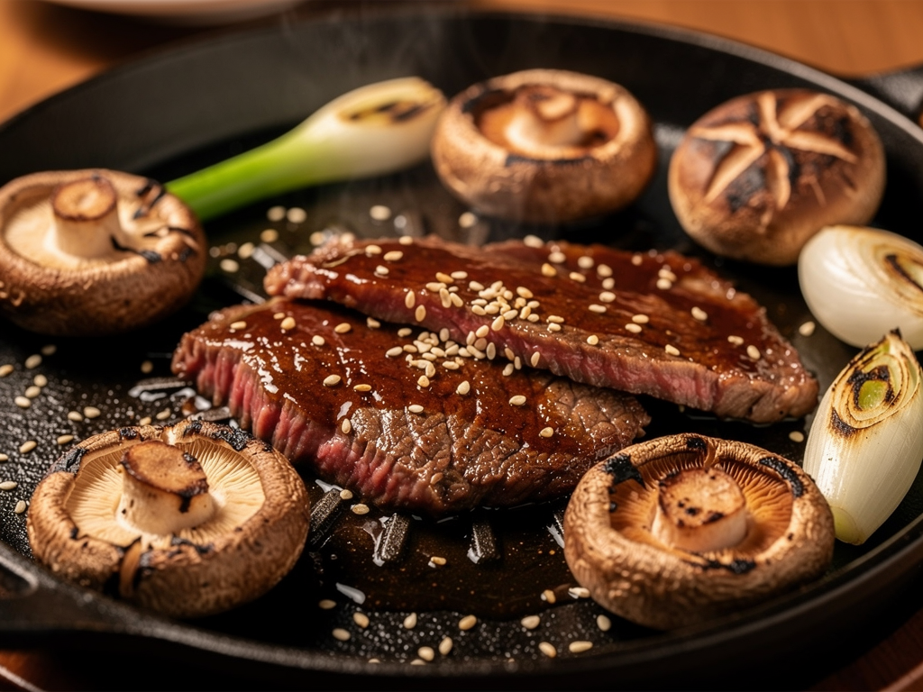 Halal Korean Food Sharjah: The Honest 2026 Guide 2 Korean banchan and grilled beef at a halal Korean restaurant