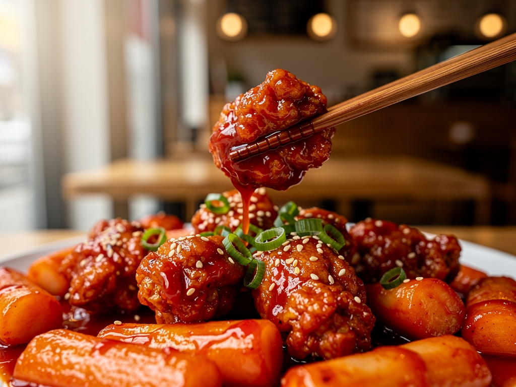 Is Korean Street Food Halal? The Honest 2026 Guide for UAE Diners 2 Halal Korean fried chicken and tteokbokki, korean street food in the UAE