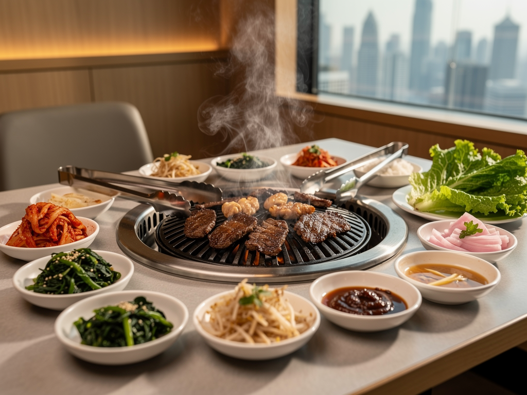 korean bbq date night dubai