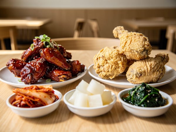 korean fried chicken vs american fried chicken