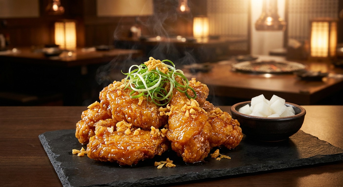 Best Korean BBQ Restaurant in Deira Dubai🇰🇷🍲 8 Korean fried chicken at Mukbang Shows Deira, Dubai