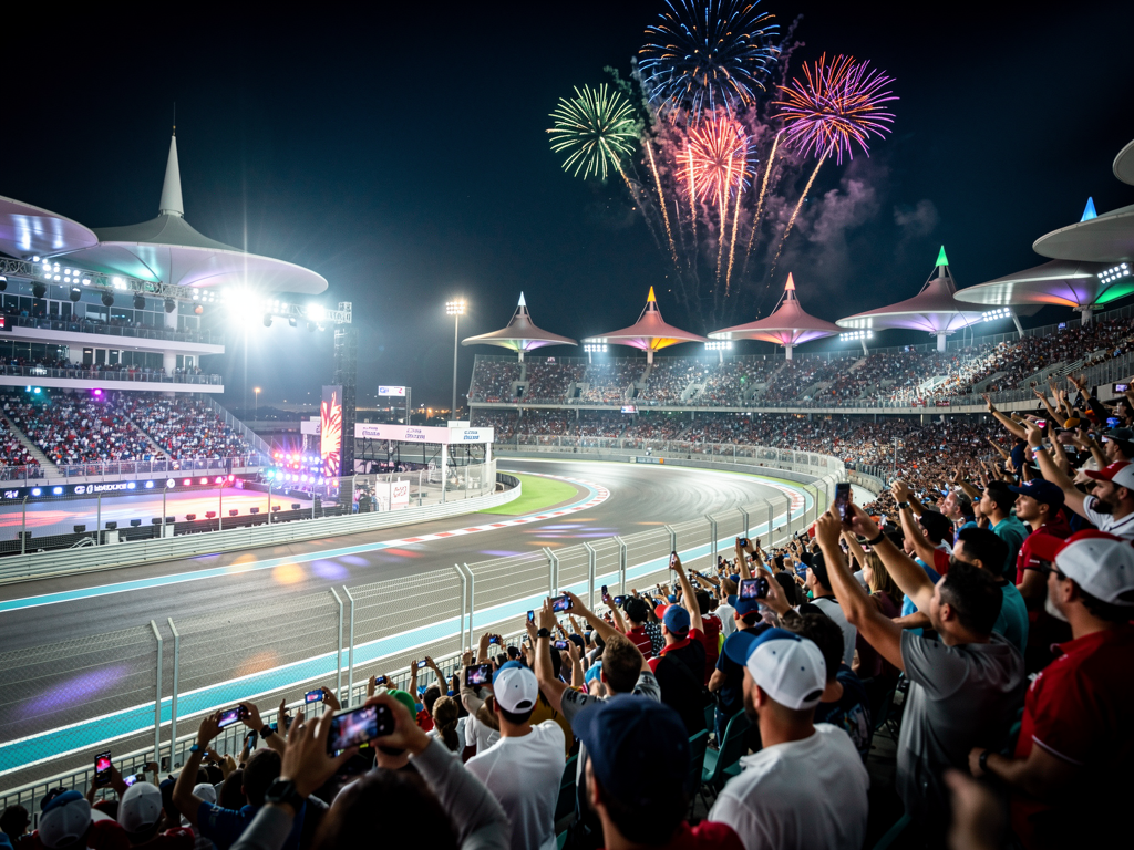 Formula 1 Abu Dhabi Grand Prix 2026 where to eat 1 Formula 1 Abu Dhabi Grand Prix 2026 where to eat crowd at Yas Marina