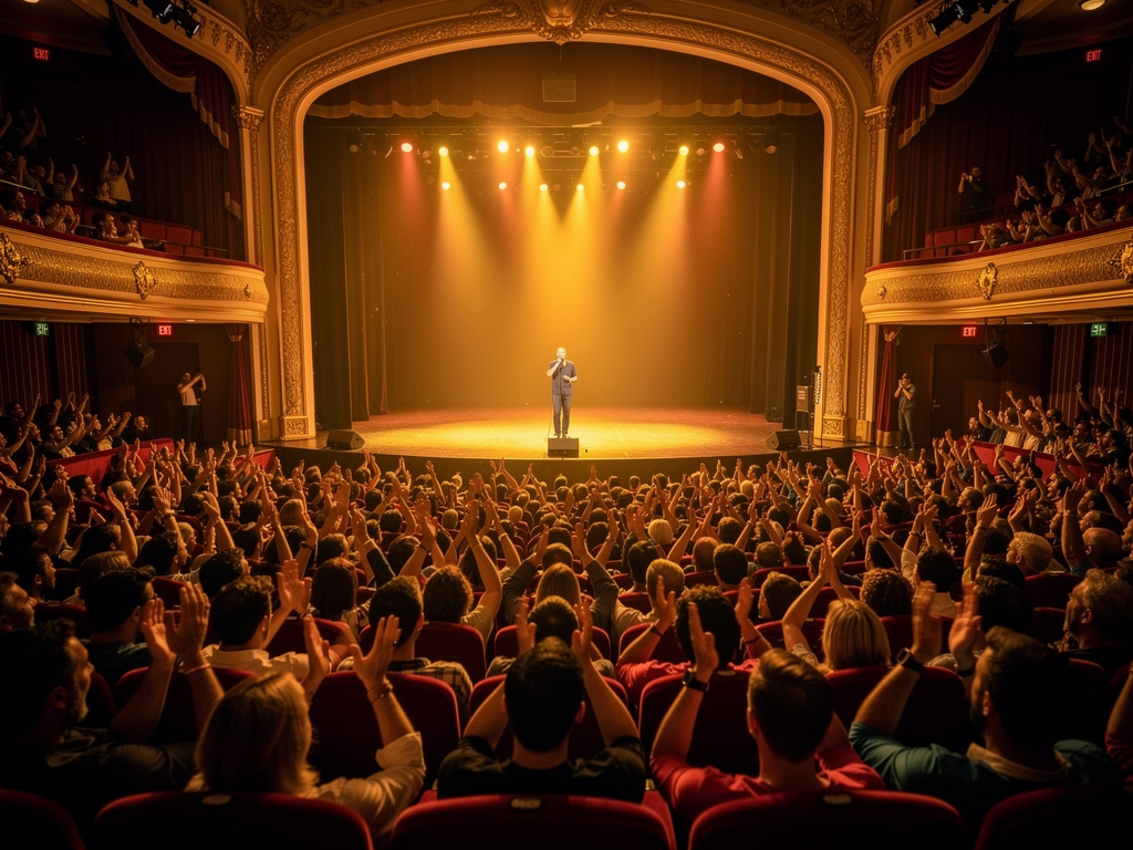 Trevor Noah Dubai 2026 comedy crowd at Dubai Opera