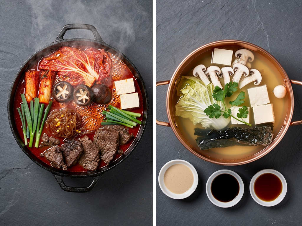 jeongol vs shabu shabu