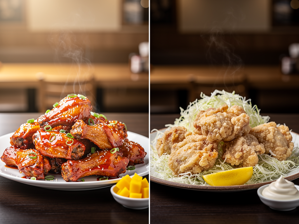Korean Fried Chicken vs Karaage: The Honest 2026 Guide for UAE Diners 1 korean fried chicken vs karaage