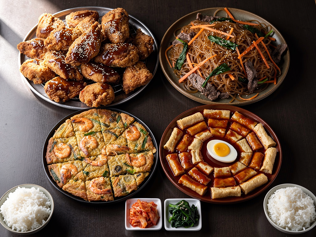 Korean Group Set Menu Abu Dhabi (2026): The Honest Guide to Feeding 4 to 12 3 Shared Korean sharing platters for a group table in Abu Dhabi