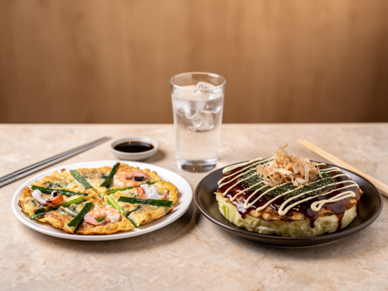 korean pancake vs okonomiyaki