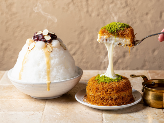bingsu vs kunafa