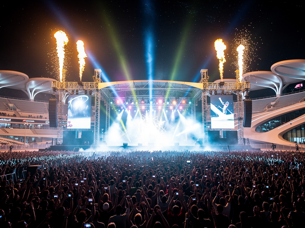 Abu Dhabi F1 After-Race Concerts 2026 1 Abu Dhabi F1 after-race concerts 2026 crowd at Yas Island