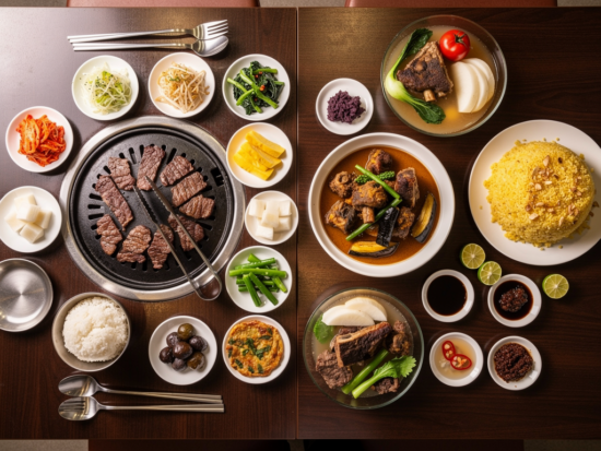korean food vs filipino food