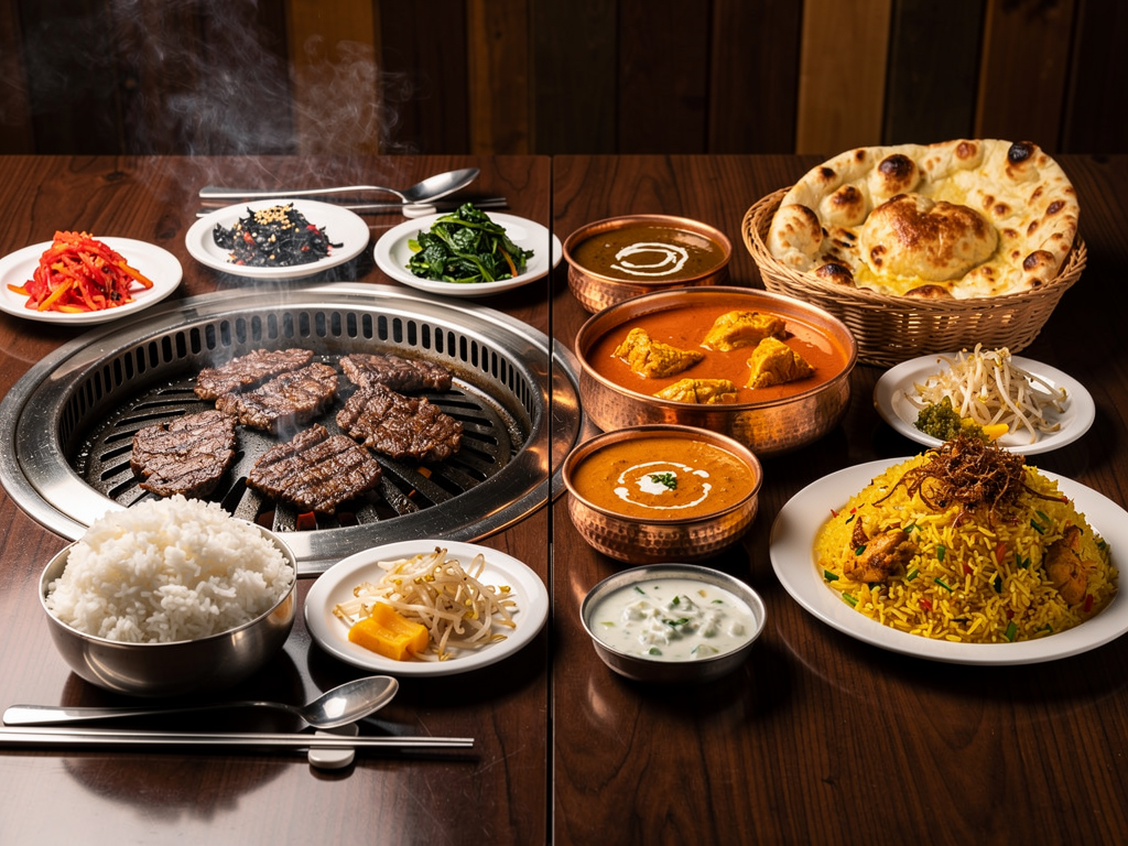 Korean Food vs Indian Food (2026): The Honest UAE Guide 1 korean food vs indian food