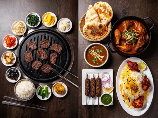 korean food vs pakistani food