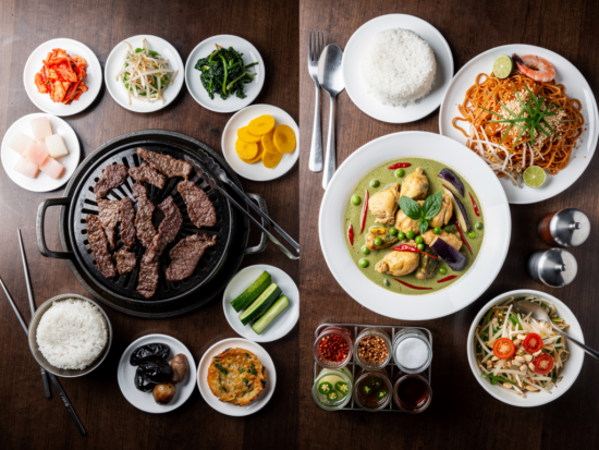 korean food vs thai food