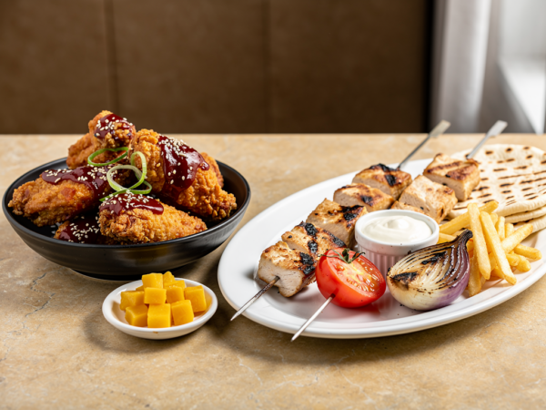 korean fried chicken vs shish tawook