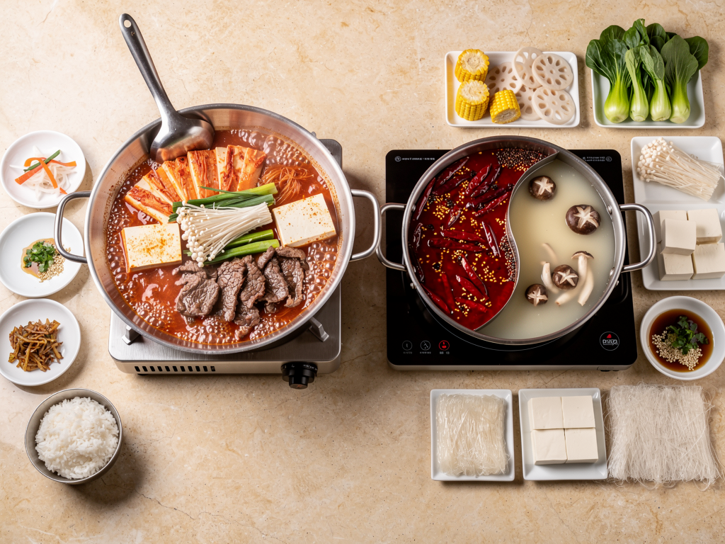 Korean Hot Pot vs Chinese Hot Pot (2026): The Honest UAE Guide 1 korean hot pot vs chinese hot pot