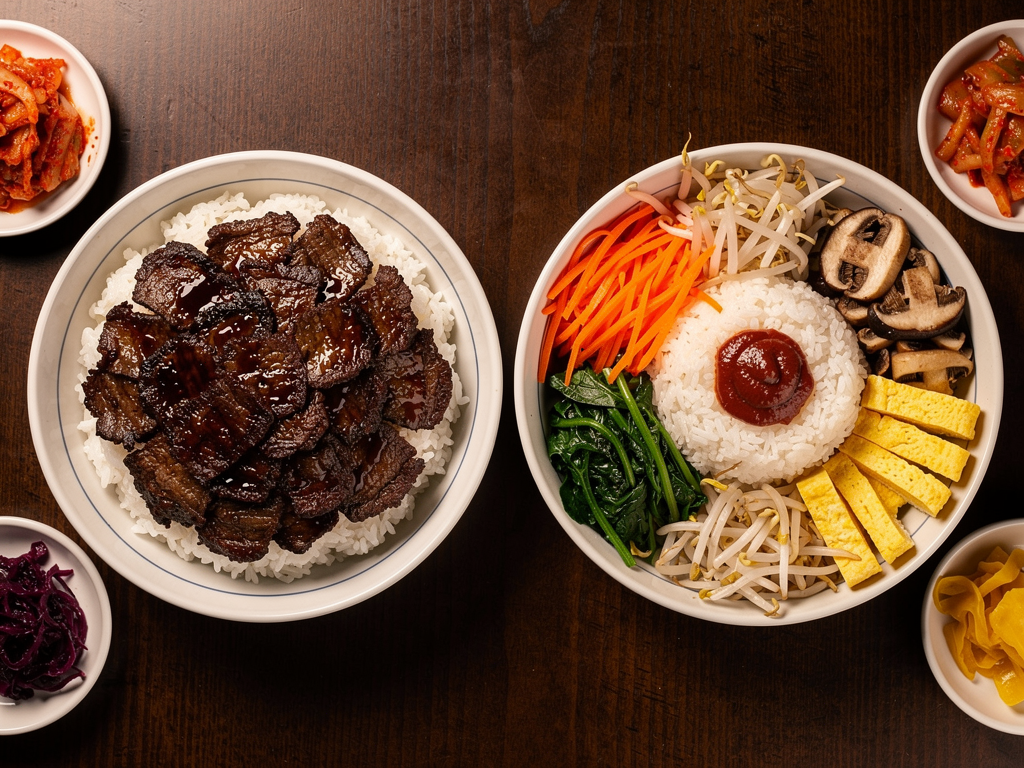 What Is Dupbap? (덮밥) The Complete 2026 Guide for the UAE 3 Korean dupbap rice bowl served with kimchi and side dishes