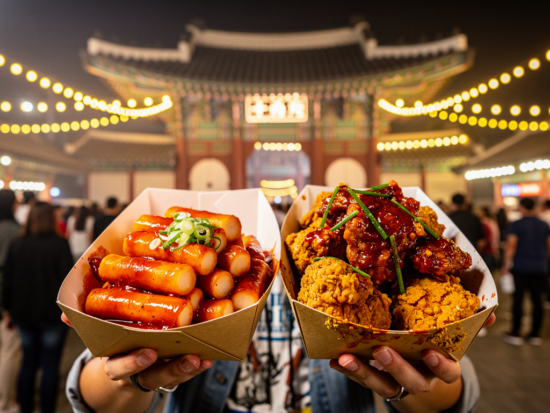 korean food at global village