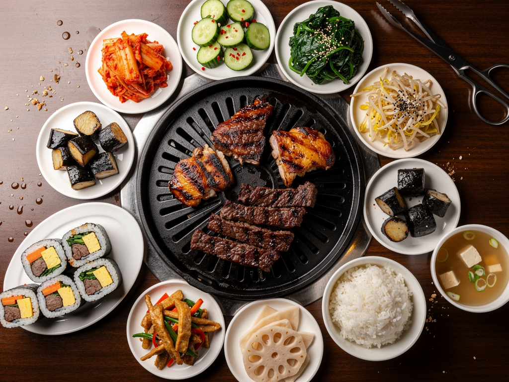 Korean Food at Global Village 2026-27: The Honest Season 31 Guide 3 Unlimited halal Korean BBQ table at Mukbang Shows, the sit-down alternative after Global Village